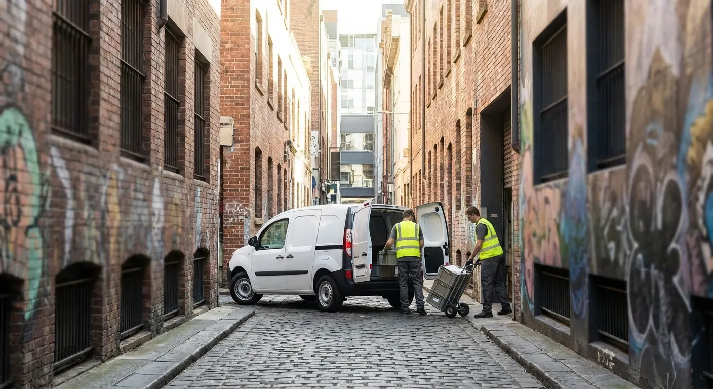 Narrow alley access challenges in Ontario