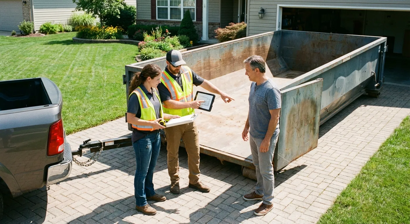 10 Yard Dumpster Rental Process in Ontario, CA