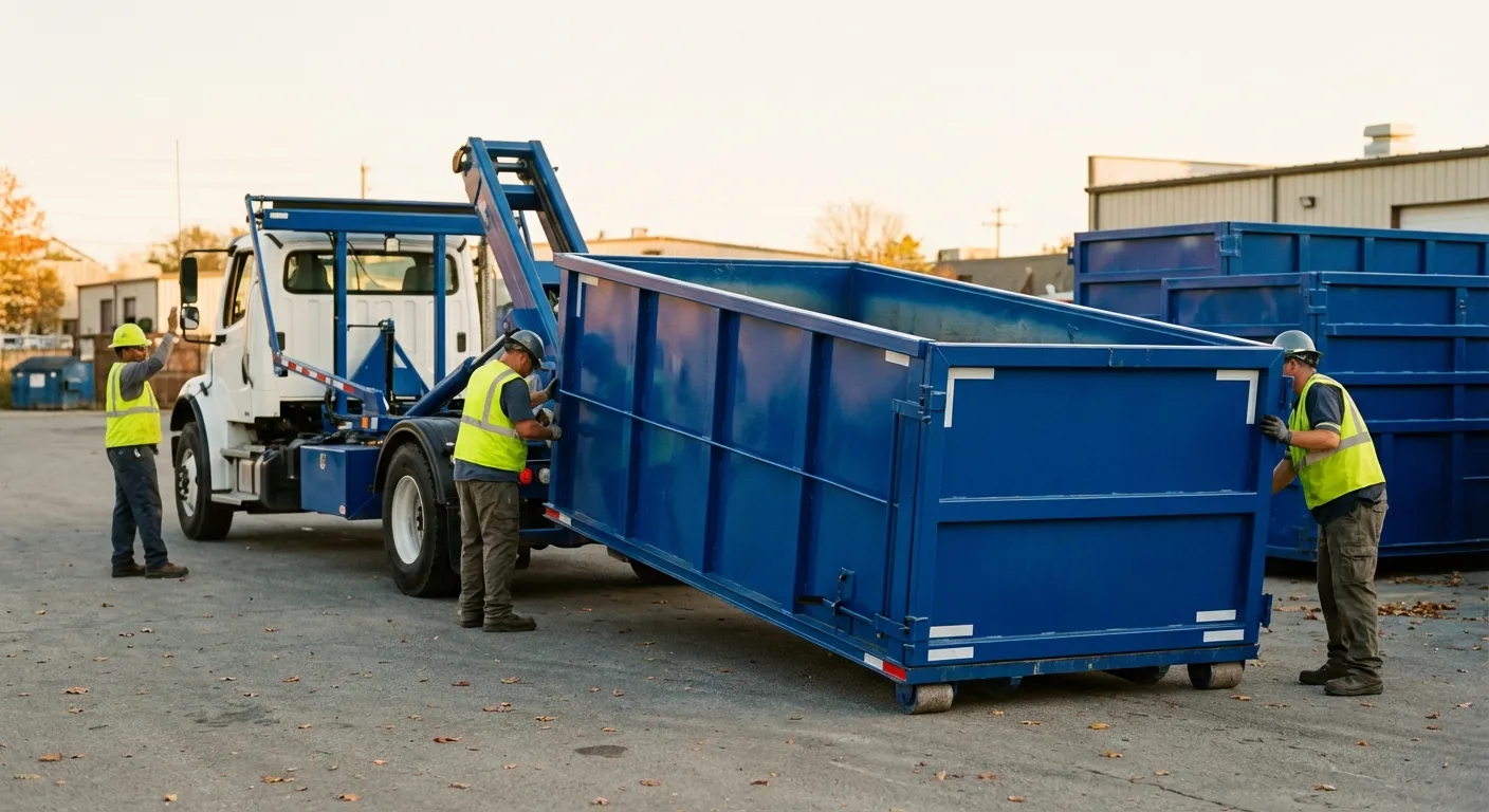 Commercial waste management and dumpster rental logistics in Ontario, CA