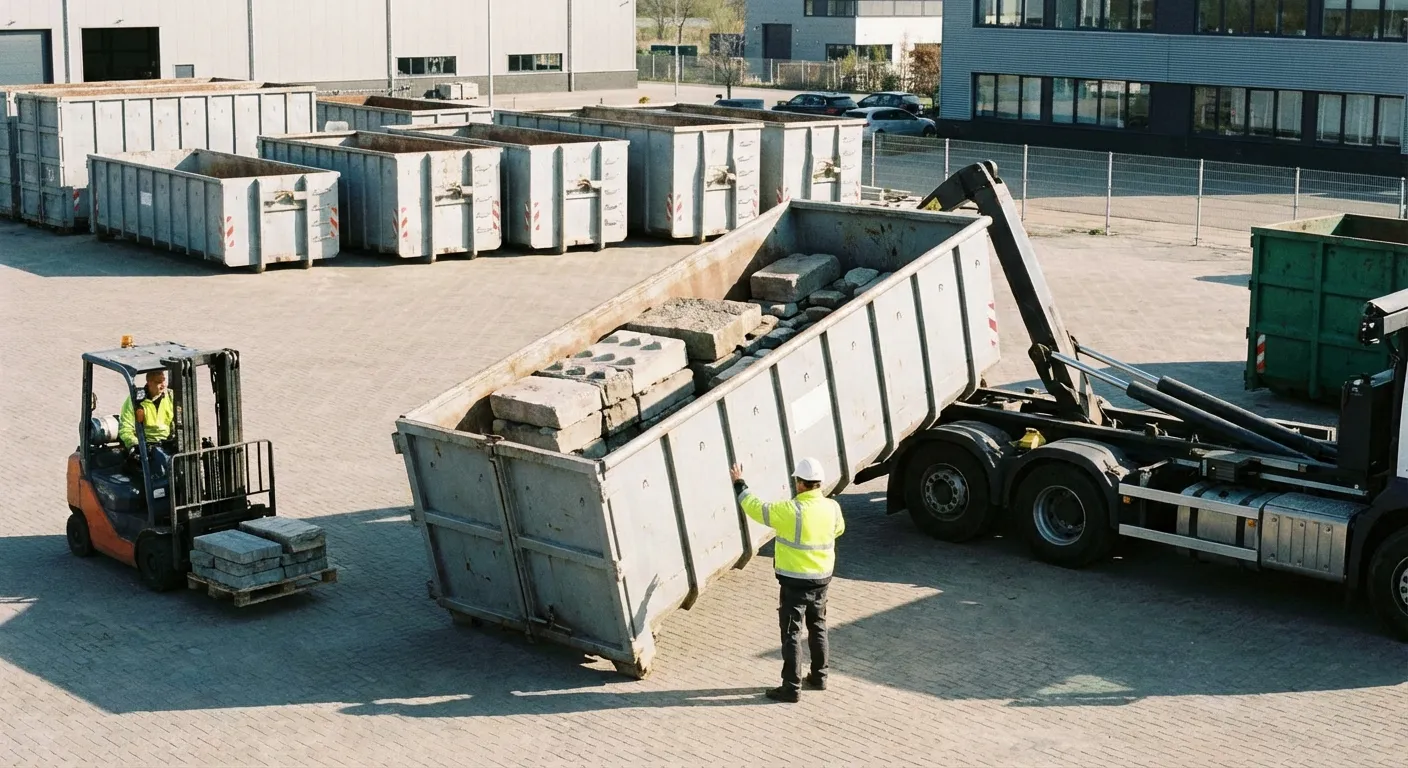 Heavy duty concrete dumpster specifications in Ontario, CA