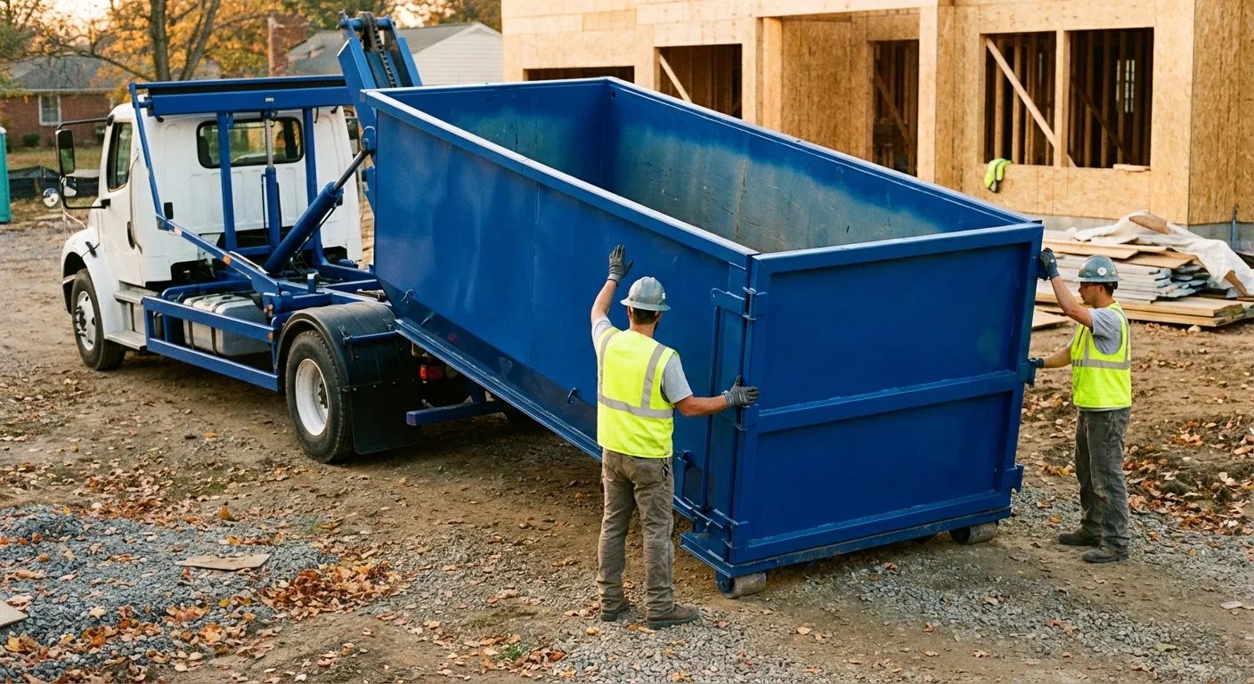 Construction dumpster delivery and waste management in Ontario, CA